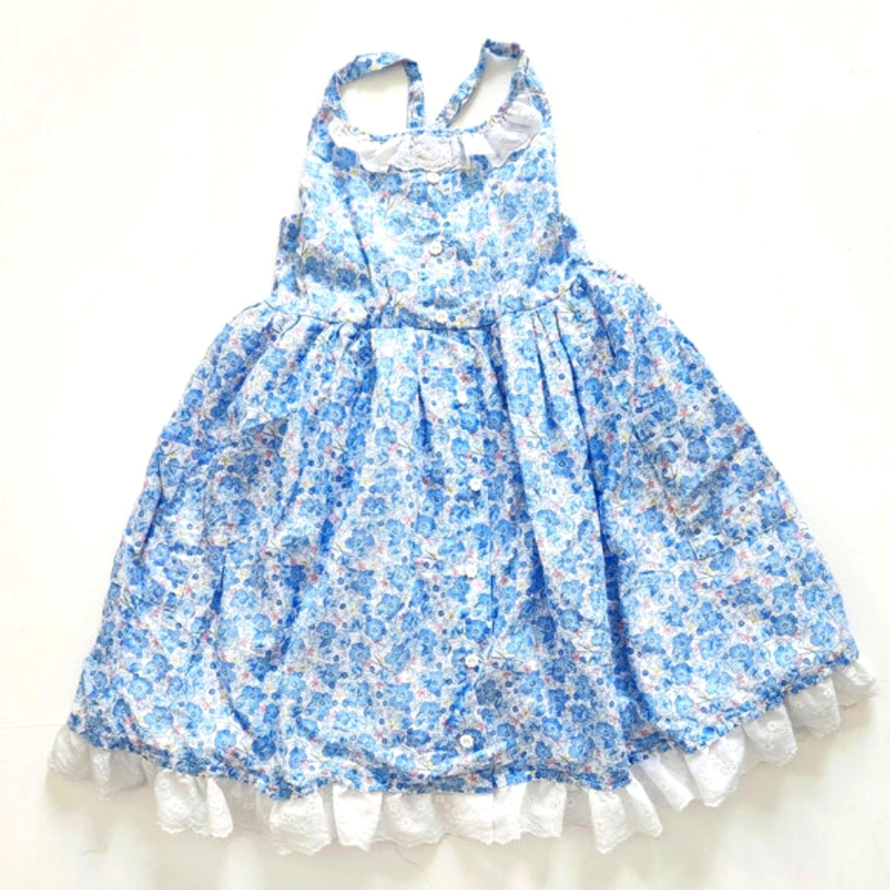 Cupcakes & Cashmere Blue Floral Kids Casual Dress